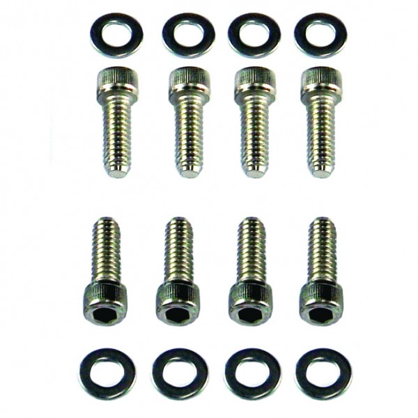 Valve Cover Bolts Chevrolet Small Block Chrome Socket Head suit Steel Covers-Set