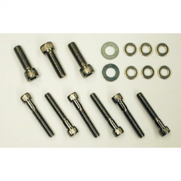 Bolt Kit Holden 6 Timing Cover + Water Pump Chrome Socket Head