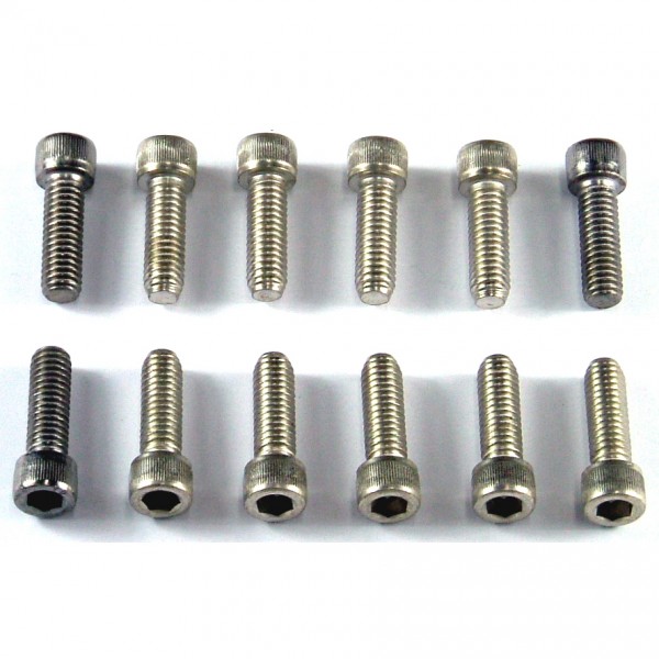 Bolt Kit Transmission Pan Trimatic Chrome Socket + Stainless Washers