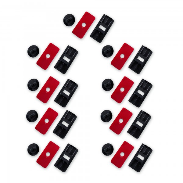 Aunger Louvre Fitting Kit Rear Louvre Mounting Clips set of 9 (LAT9)