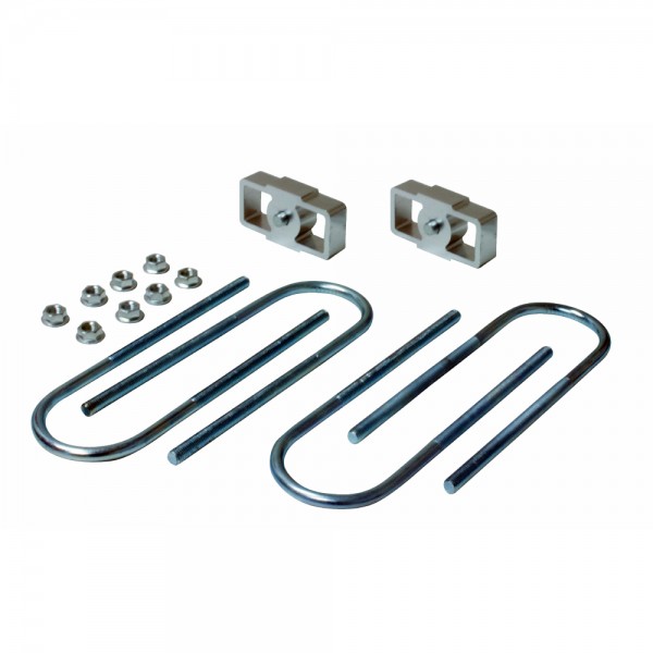 Lowering Block Kit 1" (25mm), 16mm Locating Pins, 85mmx12mm Ubolts - Ford Explorer/Ranger 2WD PX