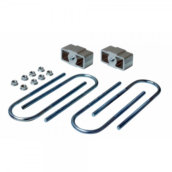 Lowering Block Kit 2" (50mm), 16mm Locating Pins, 85mmx12mm Ubolts - Ford Explorer/Ranger 2WD PX