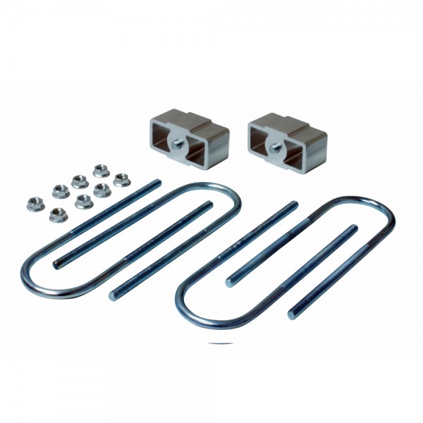 Lowering Block Kit 2" (50mm), 25mm Locating Pins, 65mmx12mm Ubolts - Ford Escort (MK2), Nissan Bluebird Wagon, Toyota Corolla Corona Crown With BorgWarner Diff