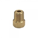 Brass Male Inverted Flare Union 5/16" (7.9mm) Hose Tube to 1/8" (3.2mm) Male BSP Thread