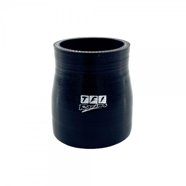 Silicone Hose Black Reducer Coupling 80 to 63mm (3.12" to 2.5") ID, 76mm Length