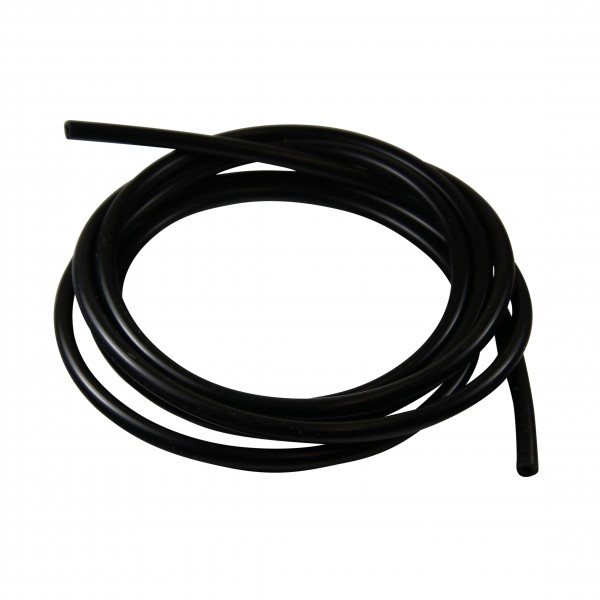 Silicone Hose Black Vacuum 5mm ID, 3M Length