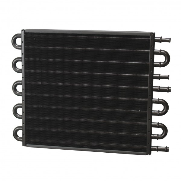 Derale Tube + Fin Fluid Cooler Dual 6+4 Pass 16-15/16"x12-5/8"x3/4"