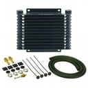 Derale Transmission 13 Row Plate & Fin 10-1/8"x8"x1-1/4" Cooler Kit