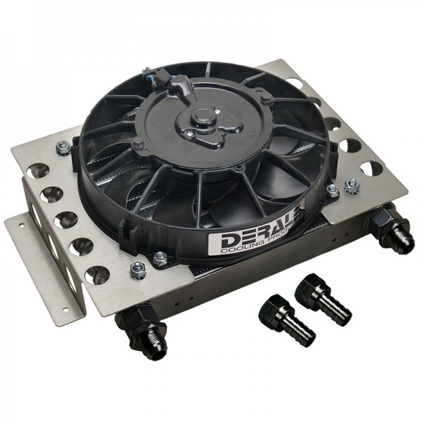 Derale Atomic Cooler Plate & Fin 15 Row 12-3/4"x9-3/8"x4-5/16" -8AN