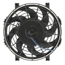 Derale 9" Tornado Electric Reversible Puller Fan with Mount Kit 570Cfm