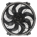 Derale 14" Tornado Electric Reversible Puller Fan with Mount Kit 1350Cfm
