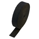 Black Coloured Exhaust Wrap 50mm(2") Wide x 30mt(100ft) Roll 650°C Continuous