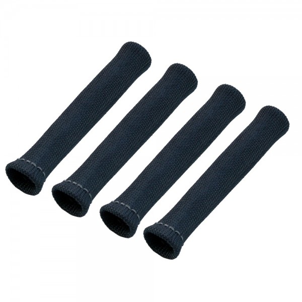Spark Plug Heatshield Insulation Boot Black Set 4 Universal 1"Id bends to 90°