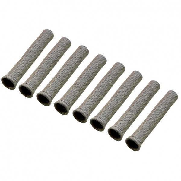Spark Plug Heatshield Insulation Boot Fawn Set 8 Universal 1"Id bends to 90°