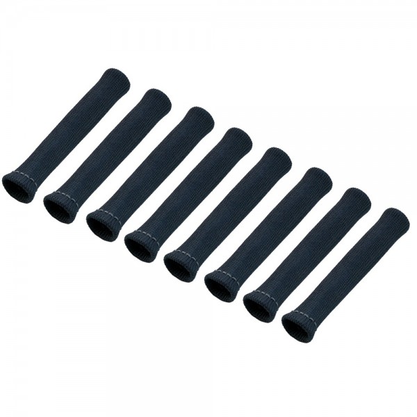 Spark Plug Heatshield Insulation Boot Black Set 8 Universal 1"Id bends to 90°