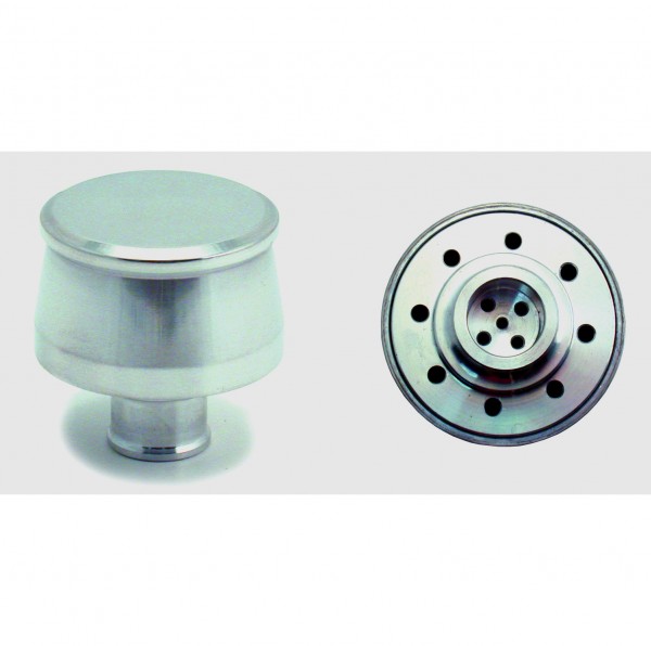 Valve Cover Breather Cap Push In 1"(25mm) Neck Alloy Polished Smooth