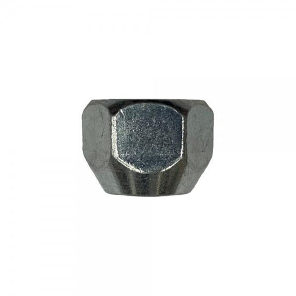 Single Tapered Zinc Plated Wheel Nut (Open Ended) €“ 12mm x 1.25 Thread, 21mm Hex