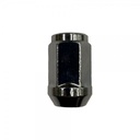 Single Chrome Acorn Bulge Wheel Nut (Close Ended) - 1/2" UNF Thread, 19mm Hex