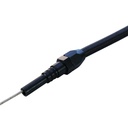 Engine Dipstick Tube Chevrolet V8 Big Block 396-454-502 Flexible Black Braided