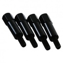 Valve Cover Hex Head Mini Bolt Black 1/4€³-20 x 1-3/8€³ Fastener Set of 4