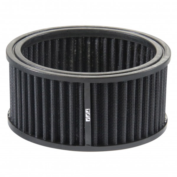 Air Cleaner Filter Element Black 6-3/8"Inch Wide 3"Inch Tall Round Cotton