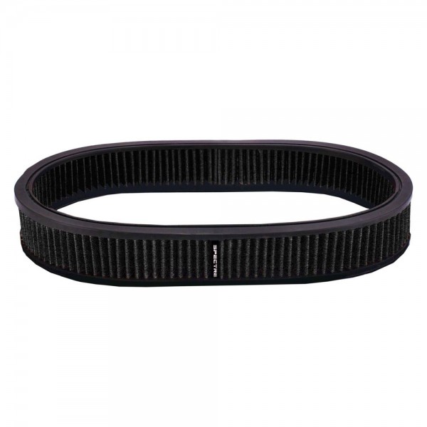 Air Filter Element Black 15"Inch Long 2"Inch Tall Oval High Performance Cotton