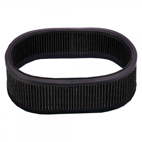 Air Filter Element Black 15"Inch Long 4"Inch Tall Oval High Performance Cotton