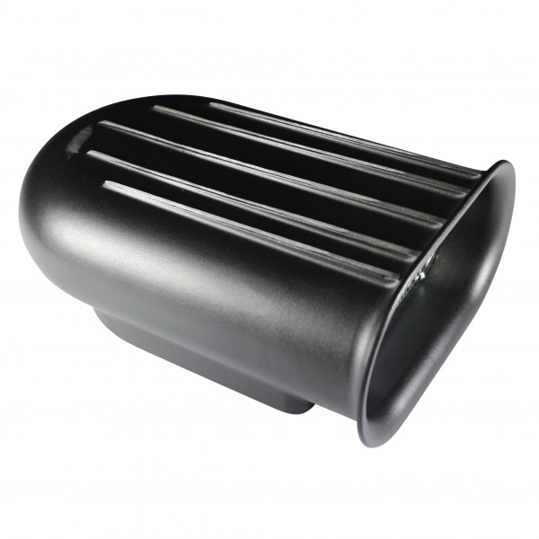 Scoop Short (Hilborn Style) Black 5 Finned Alloy 13-1/2" Long with filter