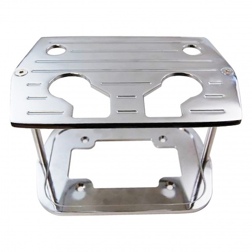 [69-531] Optima Battery Tray 34/78 Series Polished Ball Milled Aluminium Finish