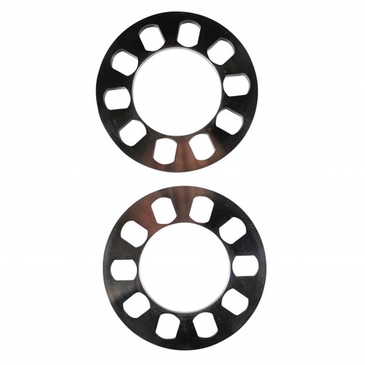 [8079] Wheel Spacer Billet Machined 5 Hole-Pair. 8mm thick, 163mm OD, 90mm ID