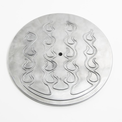 [8417AC] Filter Lid Top Polished Alloy suits 14" Inch Flamed Air Cleaner Replacement