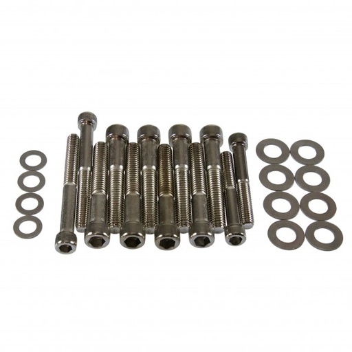 [9386] Bolt Kit Intake Ford Cleveland 302-351 Chrome Socket Head