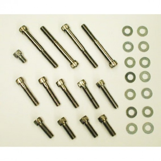 [9388] Bolt Kit Ford Cleveland 302-351 Water Pump Chrome Socket Head