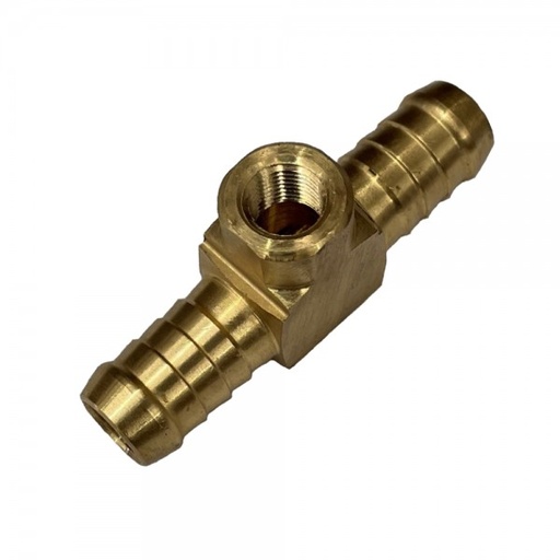 [BFP12] Brass Fuel Pressure Gauge Fitting 1/2" (12.7mm) Male Hose to 1/8" (3.2mm) NPT