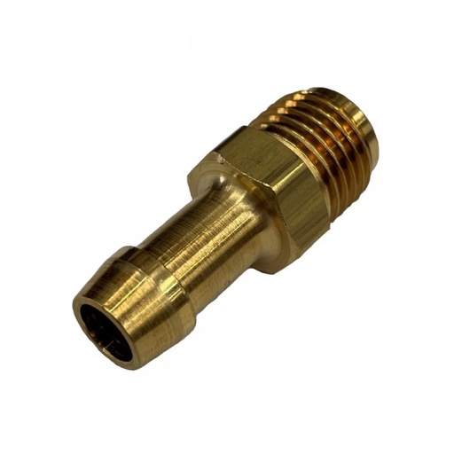 [BIT51638] Brass Inv Male Tail 5/16" Hose to 5/8" - 18 UNF Thread suit 5/16" Tube