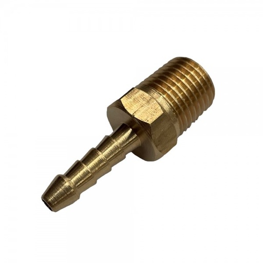 [BMT31618] Brass Male Tail Fitting 3/16" (4.8mm) Hose Tube End to 1/8" (3.2mm) BSP Thread