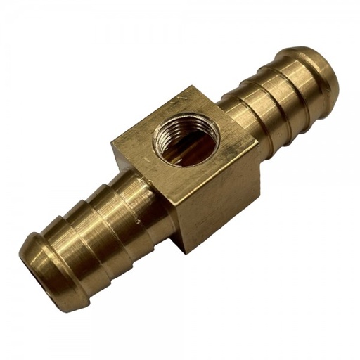 [BR104] Brass Branch Hose Tee 1/2" (12.7mm) Hose Tube to 1/4" (6.3mm) Female NPT Thread