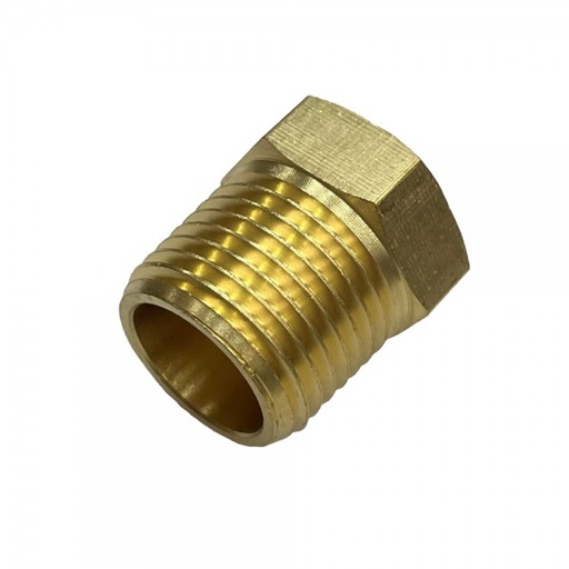 [M16E02] Brass Reducing Hex Bush M16-1.5 Male to 1/8" (3.2mm) Female BSP Thread