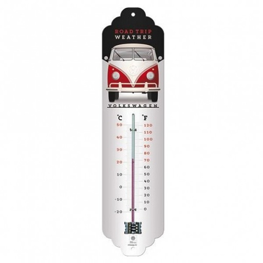 [NA80314] Thermometer VW Good in Shape C°+F° 6.5cm x 28cm In Hang Sell