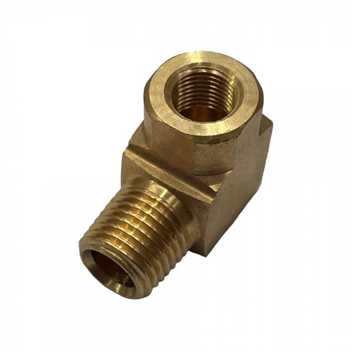 [P25ER02] Brass Male and Female Reduce Elbow 1/4" (6.3mm) to 1/8" (3.2mm) BSP Thread