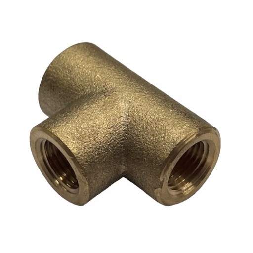 [P3501] Brass Female Tee Piece 1/8" (3.2mm) Female BSP Thread