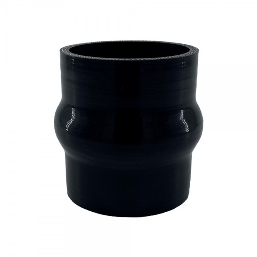 [SH-HU-70-76-BLK] Silicone Hose Black Hump 70mm (2.75") ID, 76mm  Length