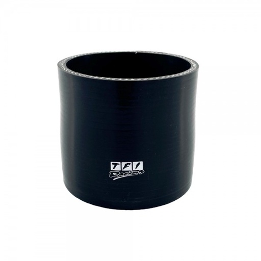 [SH-R-80-70-BLK] Silicone Hose Black Reducer Coupling 80 to 70mm (3.12" to 2.75") ID, 76mm Length