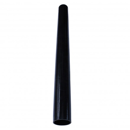 [SH-S-76-1000-BLK] Silicone Hose Black Coupling Straight 76mm (3") ID, 1 metre Length