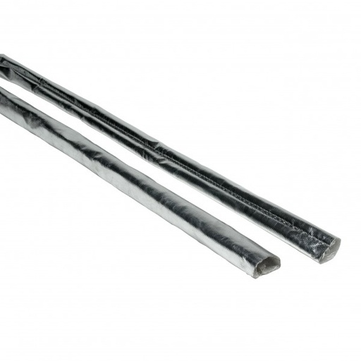 [010402] Reflect-A-Sleeve Silver 10mm ID x 1.2mt x .4mm thick Thermal Heat Shield 550°C