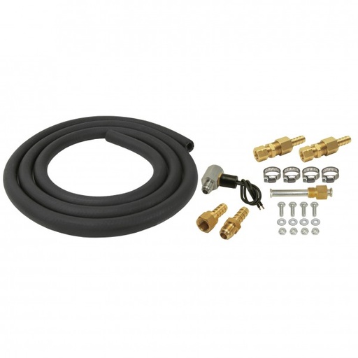 [13023] Derale Remote Transmission Cooler Mount Kit for 1/2" ID Lines + Thermostat