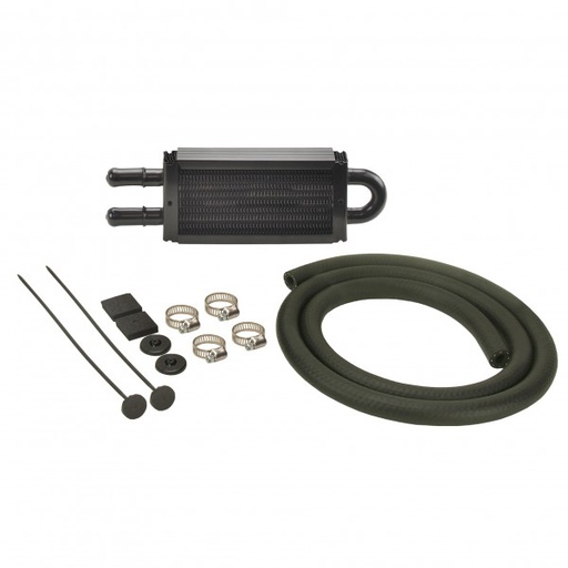 [13213] Power Steering Cooler Kit 8-1/8" x 2-1/2" x 3/4". 11/32" Barb Derale