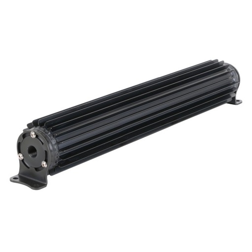 [13272] Aluminum Black Heat Sink Fluid Cooler 20-1/4" x 3". 1/2" Npt Inlet Derale