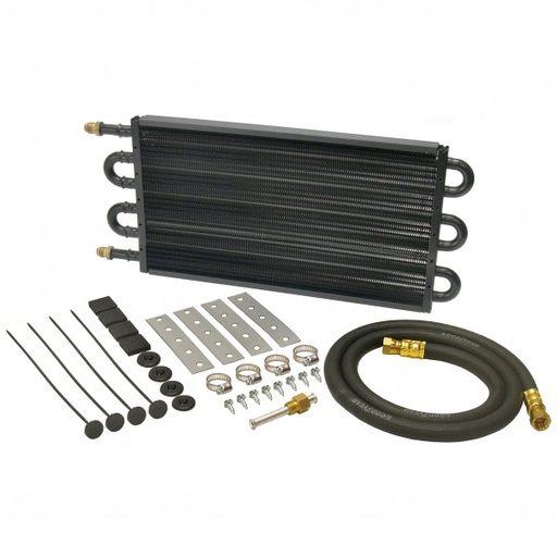 [13303] Derale Transmission Cooler Kit 6 Pass 18" Copper/Aluminum -6AN