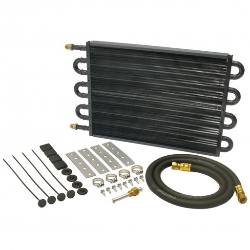 [13304] Derale Transmission Cooler Kit8 Pass 18" Copper/Aluminum -6AN